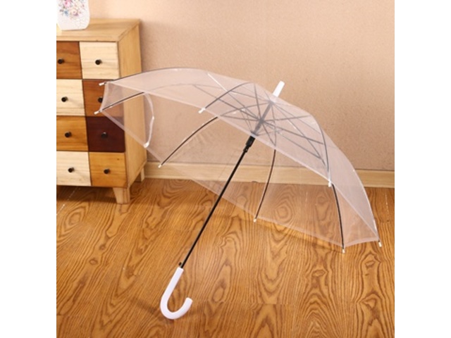 10Pc Clear Wind Water Proof Umbrella Parasol Wedding Favor - Click Image to Close