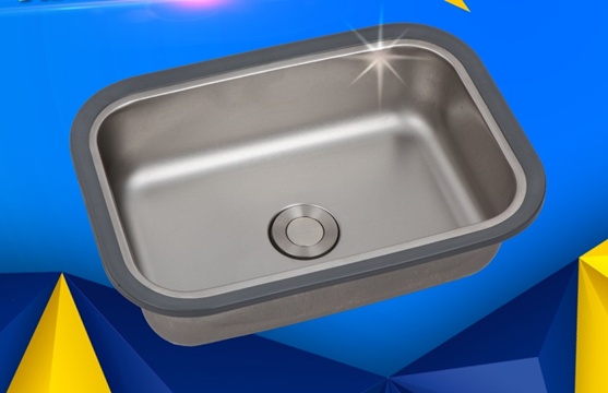 348x245mm Mini Stainless Steel Single Sink For Camper Van - Click Image to Close