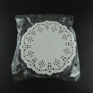 1 Box of 4000pcs Useful White Paper Doilies 114mm - Click Image to Close