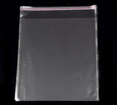 1000 Clear Self-Adhesive Seal Plastic Bags 27x24cm - Click Image to Close
