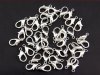 100 Silver Plated Jewelry Lobster Claw Clasp 23mm 100 Silver Plated Jewelry Lobster Claw Clasp 23mm