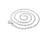 5X Fashion Nickel Singapore Chain Woven Chain Necklace Jewelry