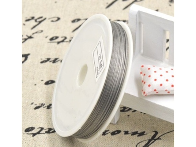 10 Rolls X 30 Meters Nickel Tiger Tail Wire(0.45mm)