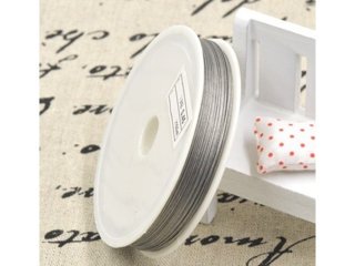 10 Rolls X 30 Meters Nickel Tiger Tail Wire(0.45mm)