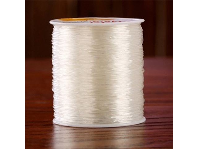 (image for) 1Roll 500 Meter Clear Stretch Magic Elastic Cord 0.5mm