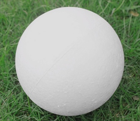 20 Polystyrene Foam Ball Decoration Craft for DIY 150mm - Click Image to Close