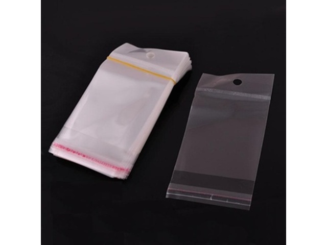 1000 Clear Self-Adhesive Seal Plastic Bags 12x6cm
