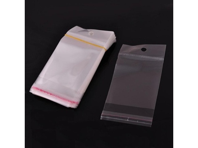 1000 Clear Self-Adhesive Seal Plastic Bags 12x6cm - Click Image to Close