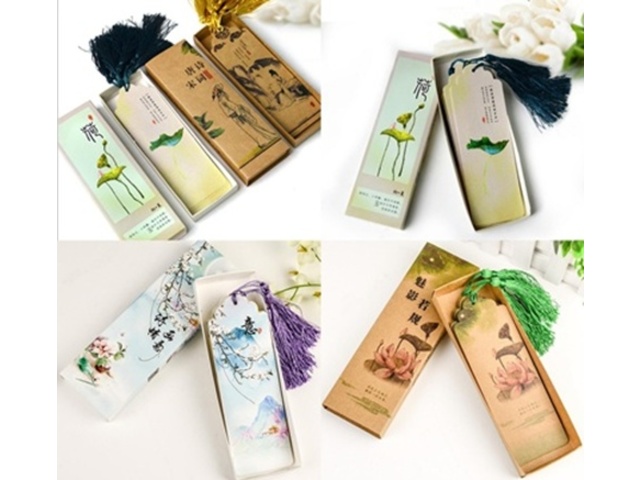 24Pcs Paper Chinese Style Bookmark Magazine Note Pad Label Memo