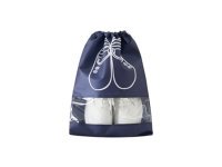 2Pkts x 5Pcs Navy Blue Portable Dustproof Laundry Shoe Bag Stora