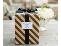 420Pcs White & Black Thank You Sticker Food Gift Tags Labels