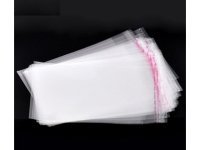 1000 Clear Self Adhesive Seal Plastic Bags 21.5x9cm