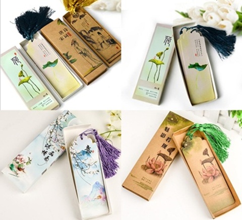 24Pcs Paper Chinese Style Bookmark Magazine Note Pad Label Memo - Click Image to Close