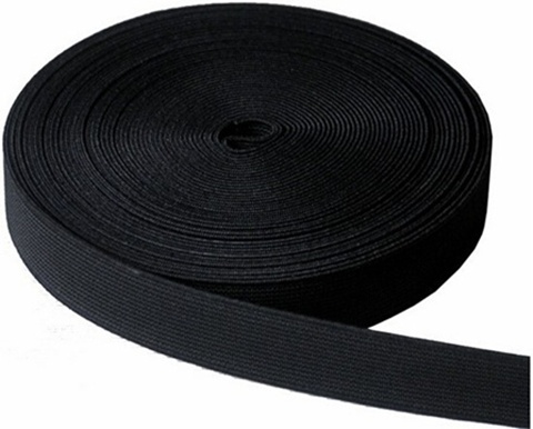 3Rolls X 17 Meters Black Sewing Elastic 1.5cm - Click Image to Close