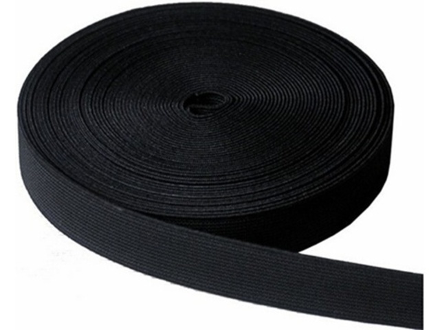 3Rolls X 17 Meters Black Sewing Elastic 1.5cm - Click Image to Close