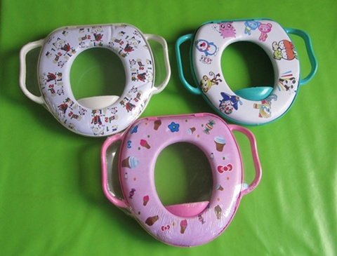 1X Safty Soft Toilet Seat Potty with Handles For Girls - Click Image to Close
