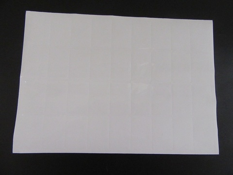 100Sheets X 36Pcs Blank Self Adhesive Paper Label Stickers - Click Image to Close