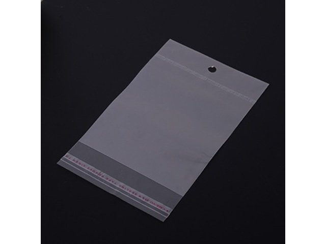 1000 Clear Self-Adhesive Seal Plastic Bag 15x9cm