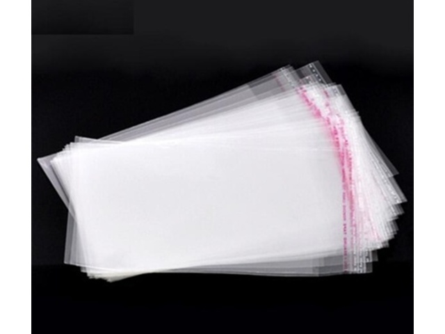 1000 Clear Self Adhesive Seal Plastic Bags 21.5x9cm