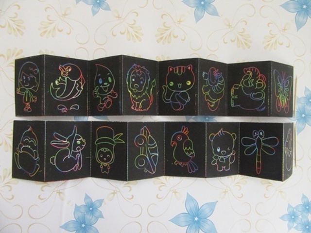 1Sheet X 20sets Engraving Art Kits for Kid