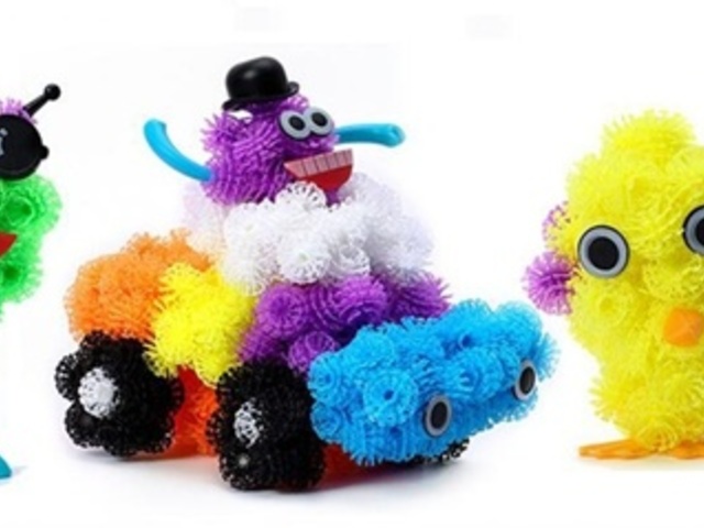 400Pcs Handmade DIY Thorn Ball Puffer Ball Craft Educational Toy