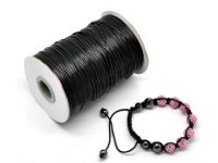 1Roll X 100yds Black Waxed Jewellery Twine Beading Cord 1Roll X 100yds Black Waxed Jewellery Twine Beading Cord