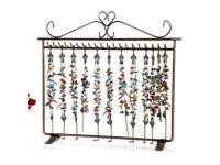 1X Copper Jewelry Necklace Displays Stand 20 Hooks