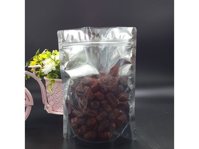 50Pcs Resealable Silver Foil Zip Lock Bag 220x150mm