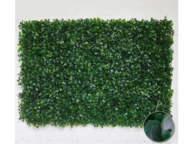 5X Green Artificial Boxwood Grass Lawn Home/Garden Decor 60x40cm - Click Image to Close