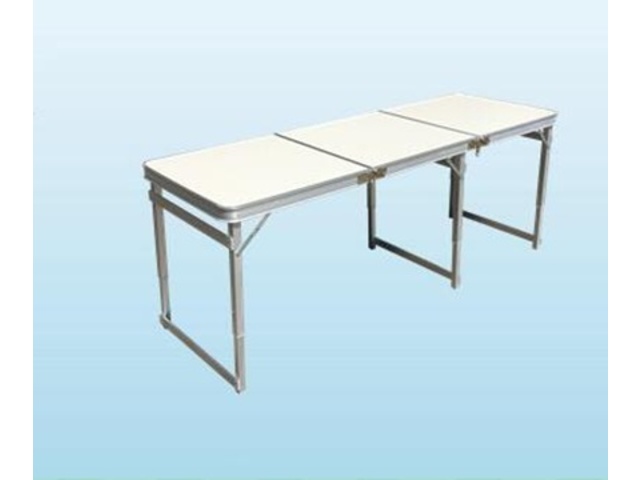 BR New Foldable White Table For Market Stall,Camping,Picnic 1.8M