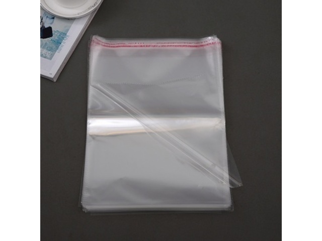 (image for) 2500X Clear Self-Adhesive Seal Plastic Bags 42x35cm