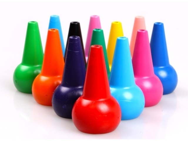 12Colors HQ Non Toxic Drawing Finger Painting Crayon Art Supplie
