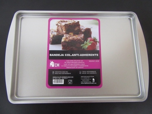 6Pcs Rectangular Bread Pan Cake Mold Baking Tray Tools 38x25x1.5 6Pcs Rectangular Bread Pan Cake Mold Baking Tray Tools 38x25x1.5