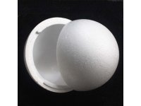 1Set Hollow 2Piece Polystyrene Foam Ball Decor Craft DIY 375MM