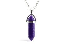 10X Purple Turquoise Pendant Hexagon Prism Beads Charms