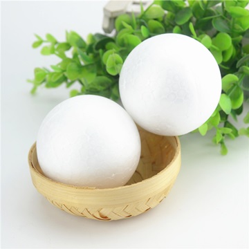 50 Polystyrene Foam Ball Decoration Craft for DIY 100mm - Click Image to Close
