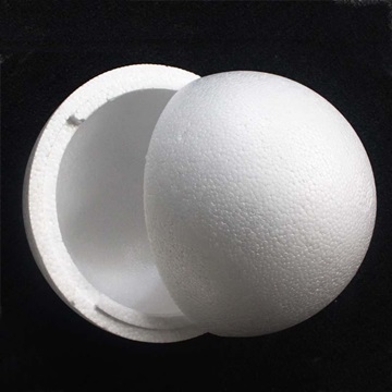 1Set Hollow 2Piece Polystyrene Foam Ball Decor Craft DIY 375MM - Click Image to Close