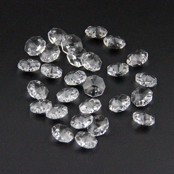 100 Double-Drilled Handcraft Crystal Faceted Beads 20mm - Click Image to Close