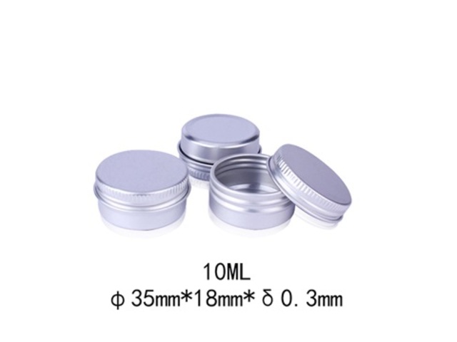 20 10ML Aluminium Tin Can Storage Container Balm Nail Art Cosmet - Click Image to Close