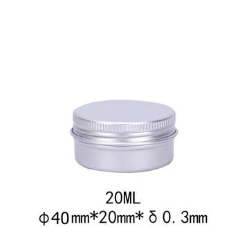 20 20ML Aluminium Tin Can Storage Container Balm Nail Art - Click Image to Close