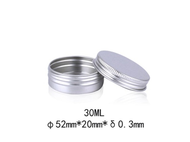 20 30ML Aluminium Tin Can Storage Container Balm Nail Art - Click Image to Close