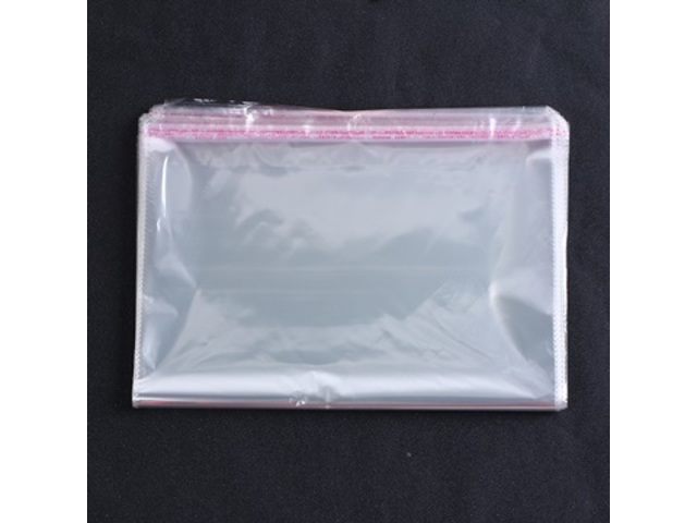 500 Clear Self-Adhesive Seal Plastic Bags 59x35cm 500 Clear Self-Adhesive Seal Plastic Bags 59x35cm