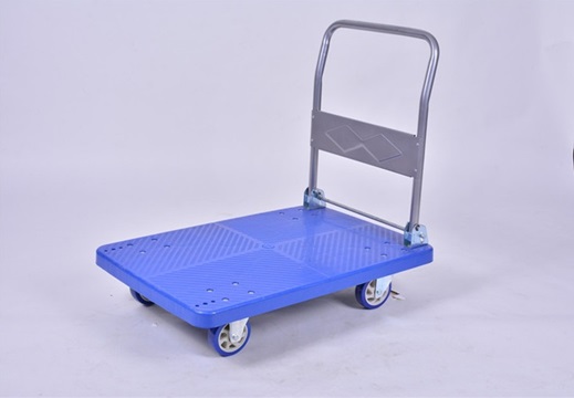 1X Blue Metal Garden Home Moving Workshop Trolley Cart 60x90cm - Click Image to Close