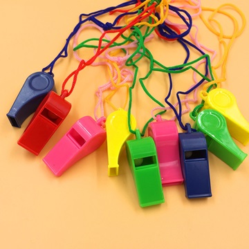 120 Plastic Funny Kids Whistle with String - Click Image to Close
