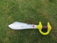 12 Inflatable Pirates Swords Kids Blow-up Toys