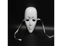 10Pcs DIY White Face Masks Party Favor