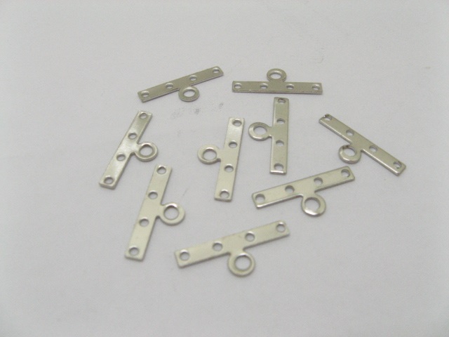 1000 Nickel 4-Strand Connector End Bars Jewellery Finding