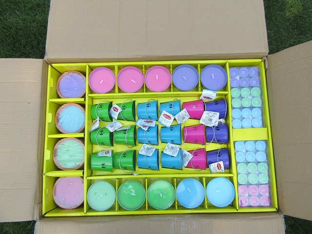 1Set 362pcs Tin Pail Candle Holder Tea Light Candle Wedding Bomb - Click Image to Close