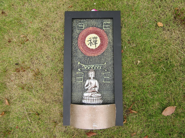 1X 3D Wall Frame Decor Buddha Figure Home Decoration Art