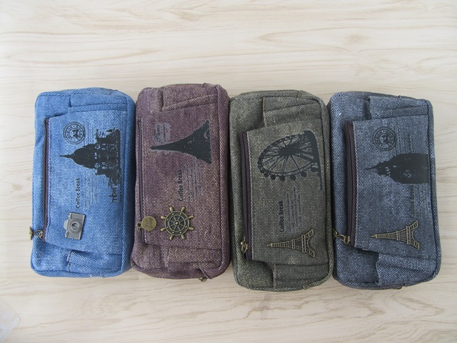 4Pcs Pencil Case Zipper Bag Makeup Bag Pouch Purse 19cm long 4Pcs Pencil Case Zipper Bag Makeup Bag Pouch Purse 19cm long